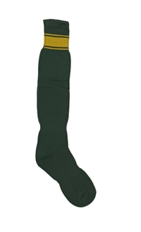 Mens Football Socks Green Color Pack Of 6 Pairs - Free, 6