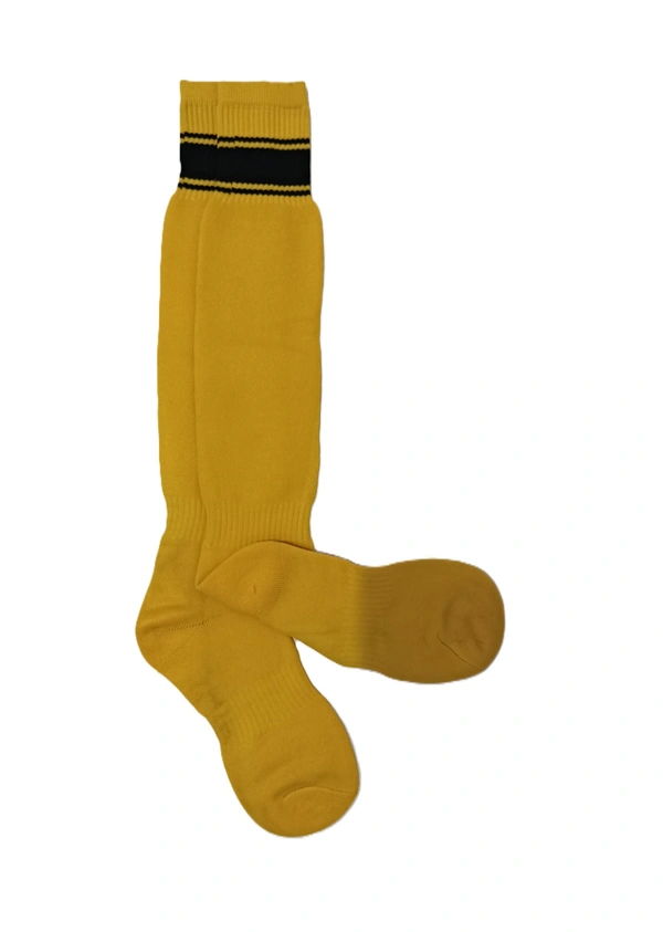 Mens Football Socks Yellow Color Pack Of 6 Pairs - Free, 6