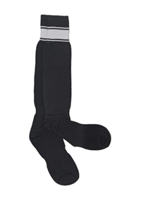 Mens Football Socks Black Color Pack Of 6 Pairs - Free, 6