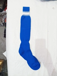 Mens Football Socks Blue  Color Pack Of 6 Pairs - Free, 6