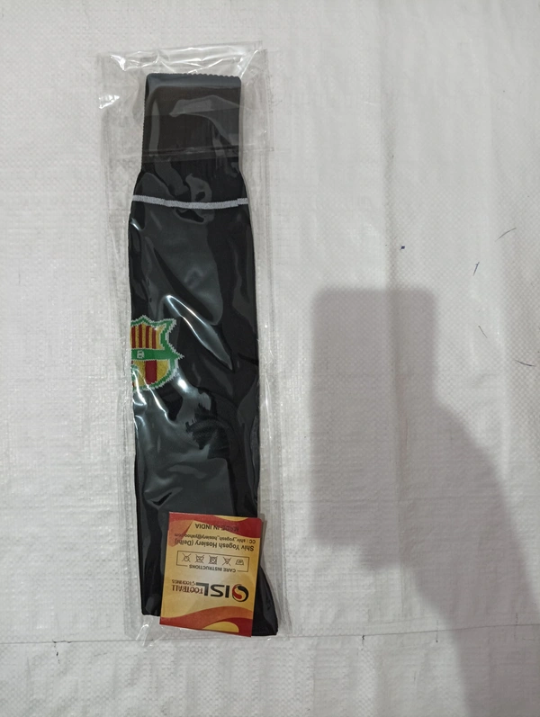 Mens Football Socks Black Color Pack Of 6 Pairs - Free, 6