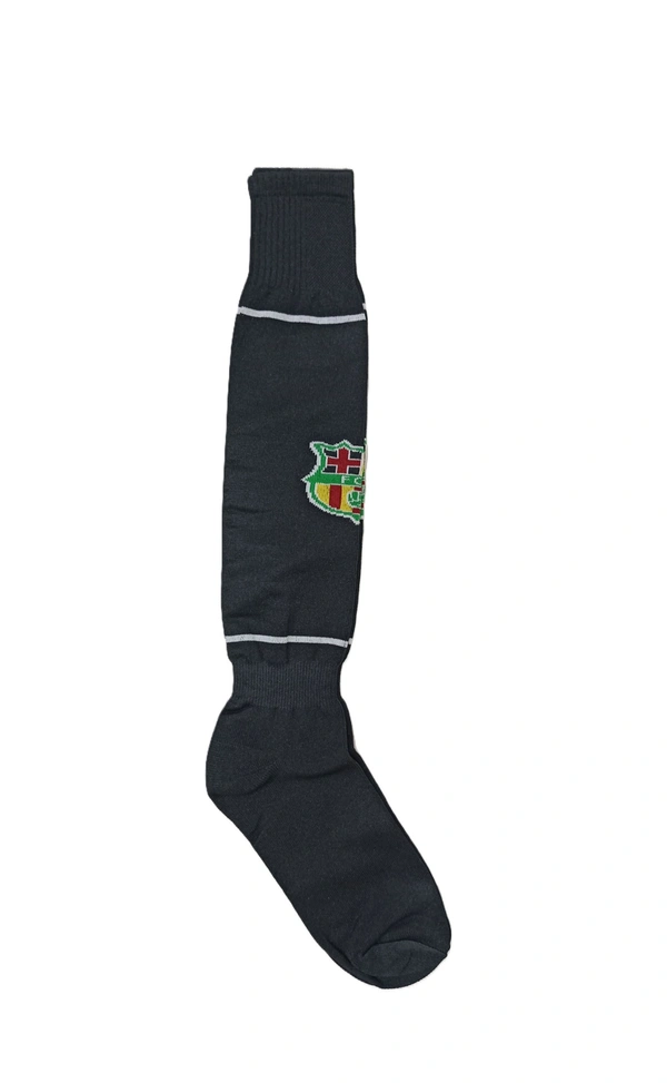 Mens Football Socks Black Color Pack Of 6 Pairs - Free, 6