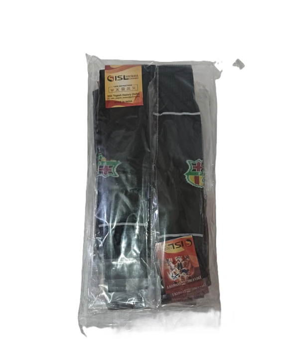 Mens Football Socks Black Color Pack Of 6 Pairs - Free, 6