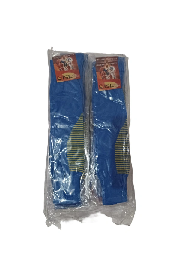 Mens Football Socks Blue Color Pack Of 6 Pairs - Free, 6