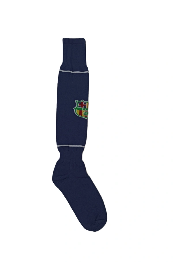 Mens Football Socks Blue  Color Pack Of 6 Pairs - Free, 6