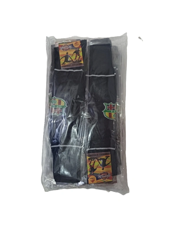 Mens Football Socks Blue  Color Pack Of 6 Pairs - Free, 6