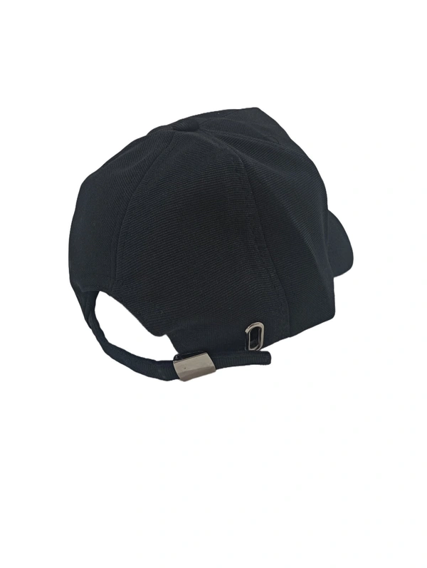 Mens Indian Flaxi Fit Rubber Printed Logo Caps Color - Black Color Pack Fitting - Buckle - Free, 6