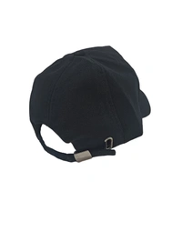 Mens Indian Flaxi Fit Embroidered Logo Caps Color - Black Color Pack Fitting - Steel Buckle - Free, 6