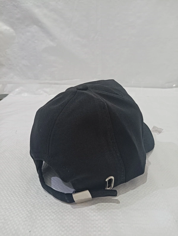 Mens Indian Flaxi Fit Rubber Printed Logo Caps Color - Black Color Pack Fitting - Buckle - Free, 6