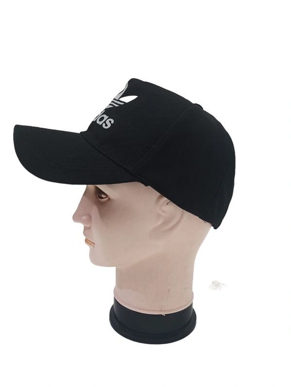 Mens Indian Flaxi Fit Rubber Printed Logo Caps Color - Black Color Pack Fitting - Buckle - Free, 6