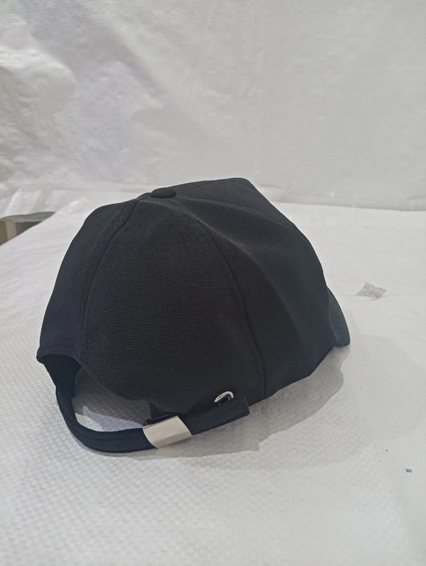 Mens Indian Flaxi Fit Rubber Printed Logo Caps Color - Black Color Pack Fitting - Buckle - Free, 6