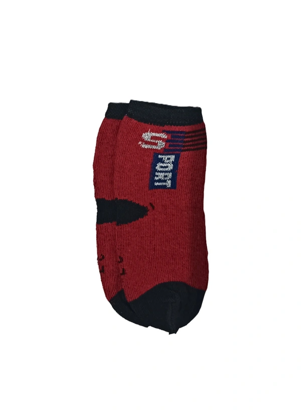 Kids Cotton Mix Color Mix Printed Socks Size 03-07 - 03-07 Years, 12