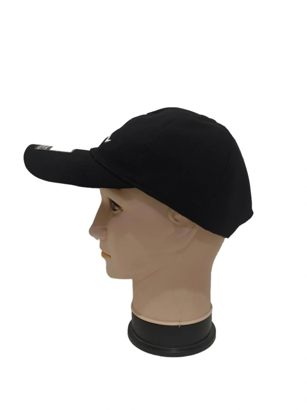 Mens Embrodary Indian Flaxi Fit Material Cap Black Colur Pack Fitting Steel Buckle - Free, 6