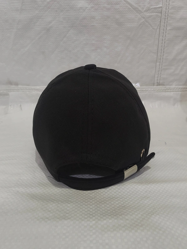 Mens Embrodary Indian Flaxi Fit Material Cap Black Colur Pack Fitting Steel Buckle - Free, 6