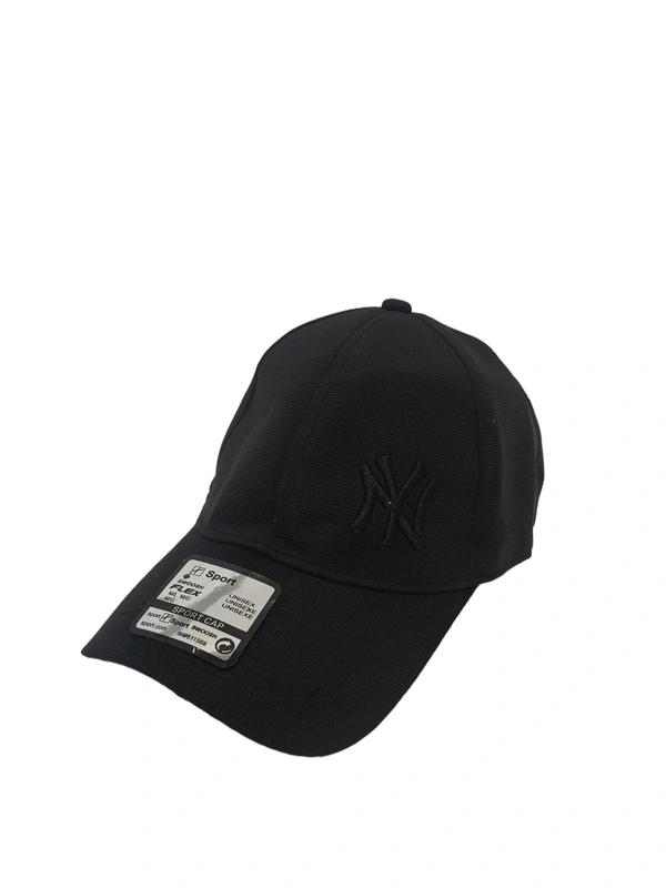 Mens Plain Flaxi Material Cap Colur -Black Pack Fitting -Steel Buckle - Free, 6