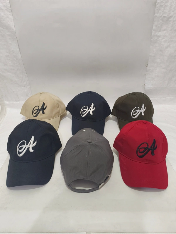 Mens Embroidered Parashute Material Mix Color Cap - Free, 6