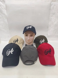 Mens Embroidered Parashute Material Mix Color Cap - Free, 6