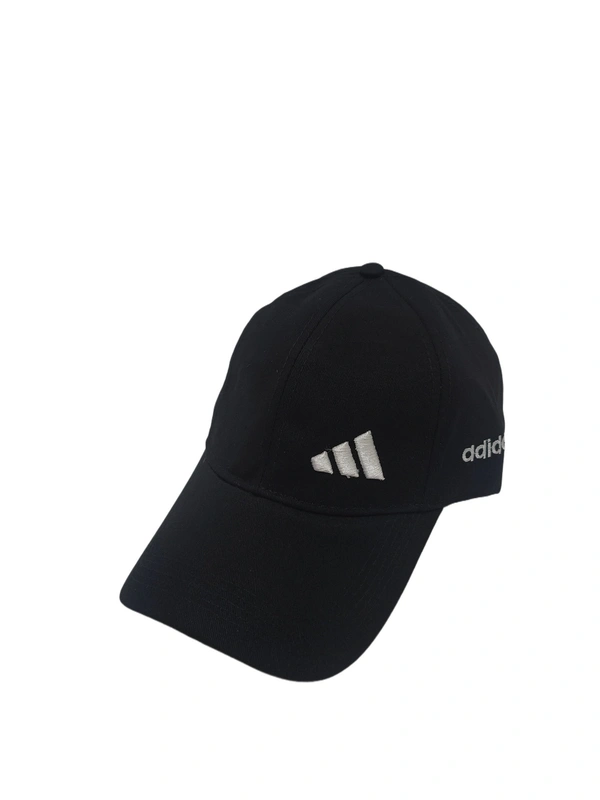 Mens Embroidered Cotton Material Black Color Cap - Free, 6