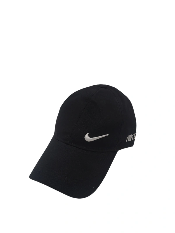 Mens Embroidered Cotton Material Black Color Cap - Free, 6