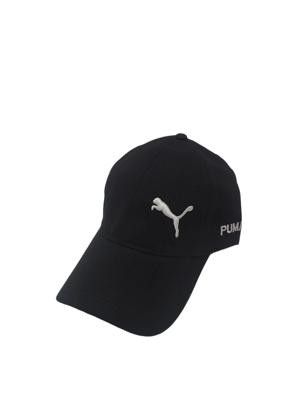 Mens Embroidered Cotton Material Black Color Cap - Free, 6