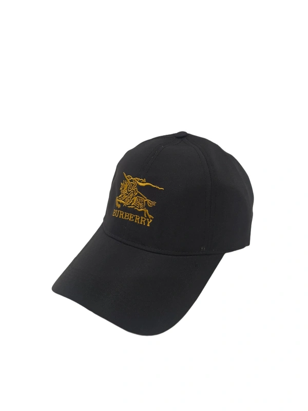 Mens Embroidered Parashut Material Black Color Cap - Free, 6
