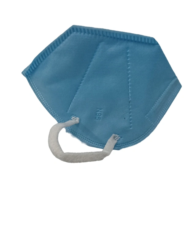 BIJKART MEN'S AND WOMEN MIX COLOR WOOVEN MATERIAL  180 GSM  5 LAYER N 95 MASK - MEDIUM, 50