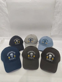 Mens Embroidered Cotton Material Mix Color Cap - Free, 6