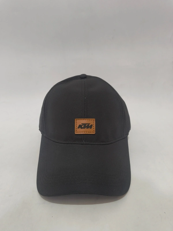 Mens Branding Logo Parashute Material Black Color Cap - Free, 6