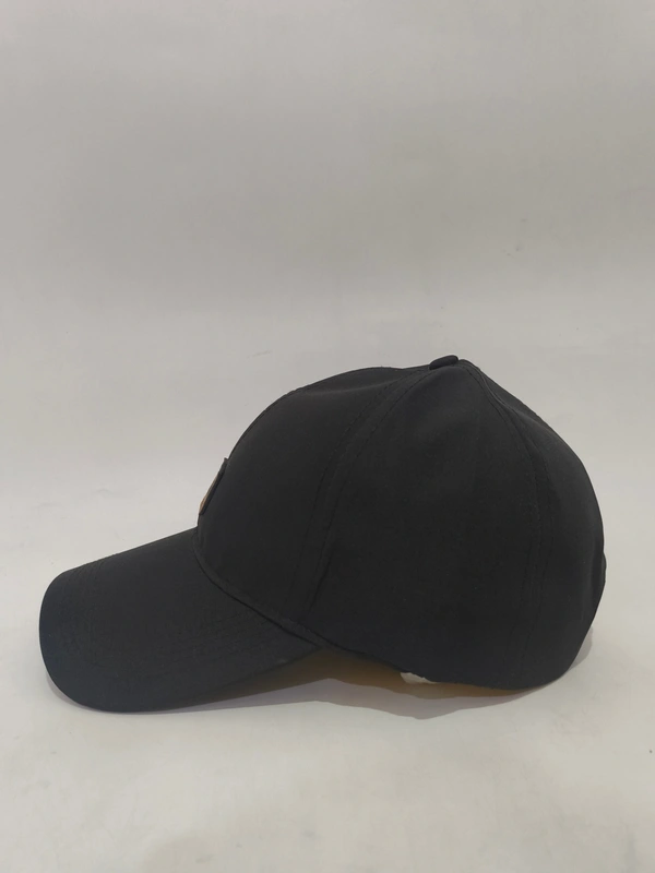 Mens Branding Logo Parashute Material Black Color Cap - Free, 6