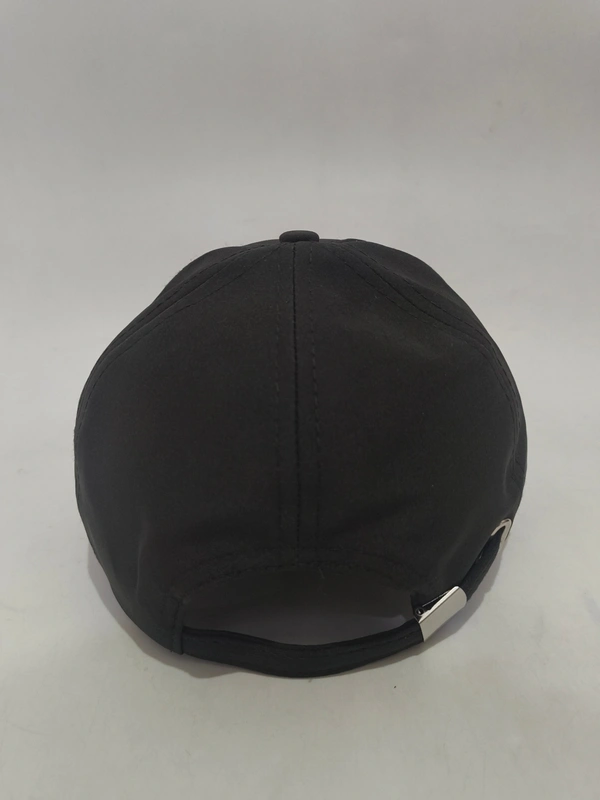 Mens Branding Logo Parashute Material Black Color Cap - Free, 6
