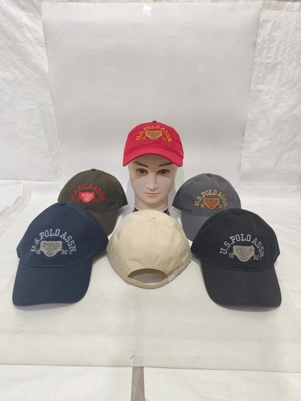 Mens Embroidered Parashut Material Mix Color Cap - Free, 6