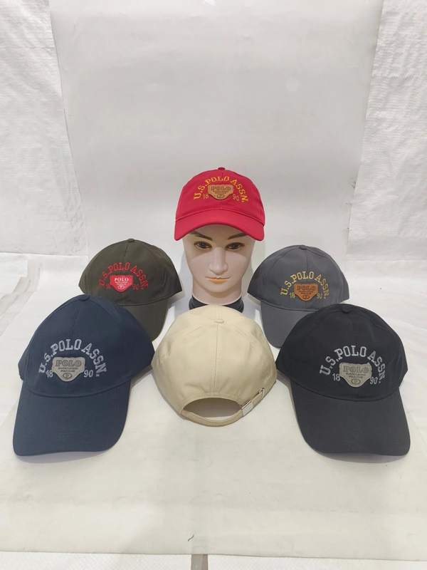 Mens Embroidered Parashut Material Mix Color Cap - Free, 6