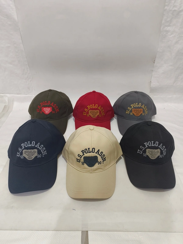 Mens Embroidered Parashut Material Mix Color Cap - Free, 6