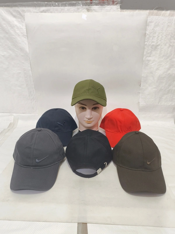 Mens Embroidered Pure Cotton Material Mix Color Cap - Free, 6