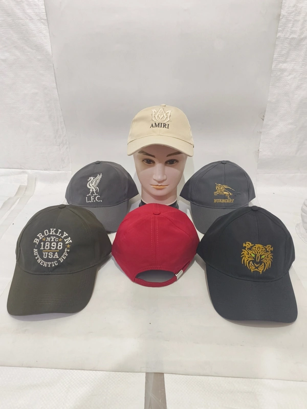 Mens Embroidered Parashute  Meterial Mix Color Cap - Free, 6