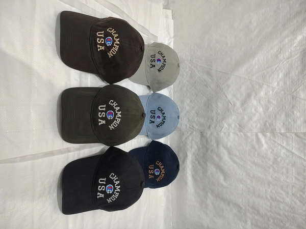 Mens Embroidered Cotton Material Mix Color Cap - Free, 6