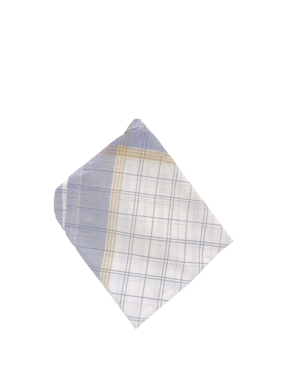 Cotton Multi Color Check Hankies Set Of 12 - 12