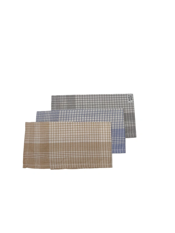 Mens Cotton Multi Color Colorful Handkerchief Stripes - 12