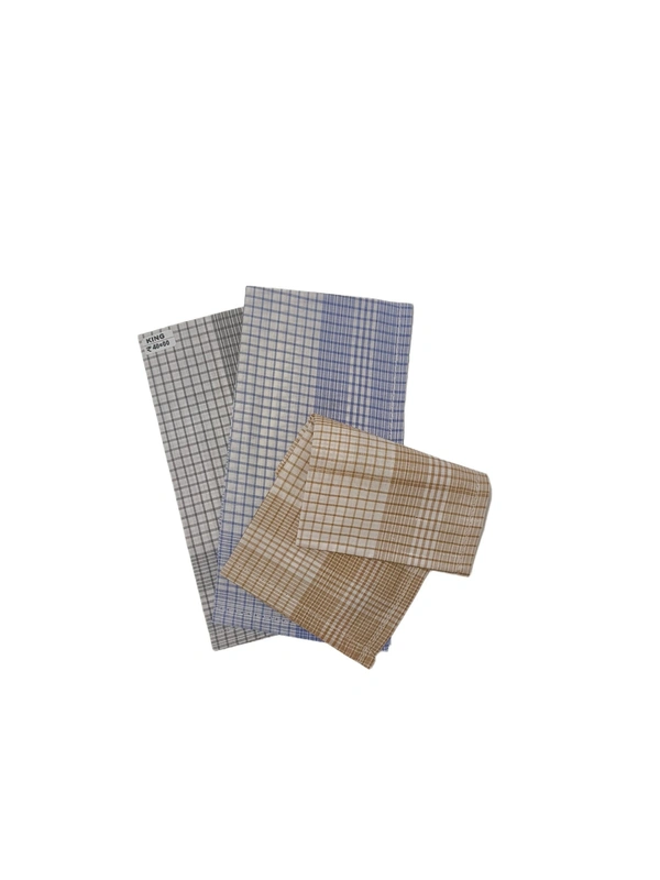 Mens Cotton Multi Color Colorful Handkerchief Stripes - 12