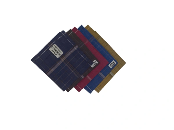 Mens Cotton Multi Color Colorful Handkerchief Stripes - 12