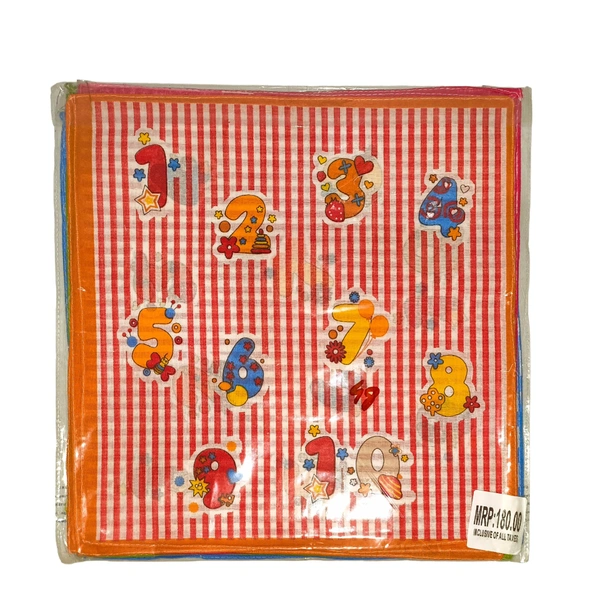 Cotton Multi Color Multi Printed Colorful Hankies - 12
