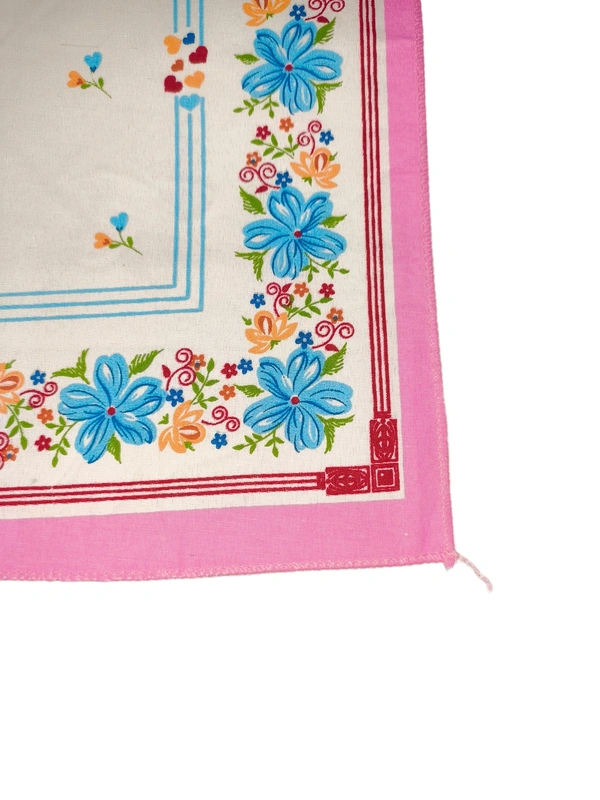 Cotton Multi Color  Multi Prints Colorful Hankies - 12