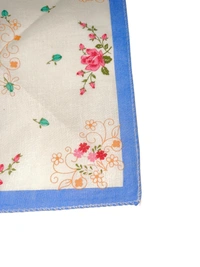 Cotton Multi Color Multi Printed Colorful Hankies Set Of 12 - 12