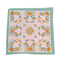 Cotton Multi Color Multi Printed Colorful Hankies Set Of 12 - 12