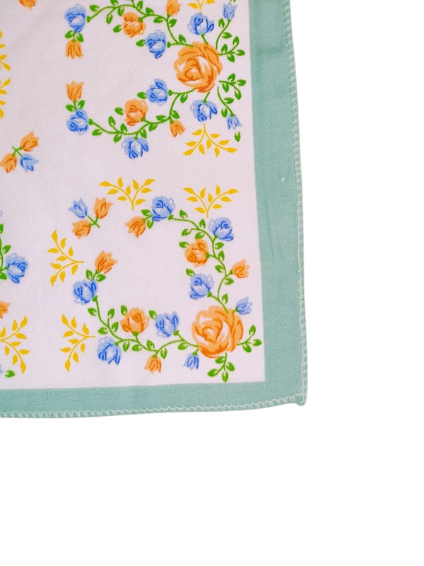 Cotton Multi Color Multi Printed Colorful Hankies Set Of 12 - 12