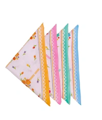 Cotton Multi Color Multi Printed Colorful Hankies Set Of 12 - 12