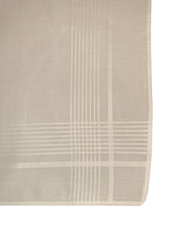 Cotton White Hankies For Kids Ladies Mens Girls - 12