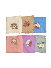Cotton Hankies Multi Printed By Use ,Kids Girls Ladies - 12