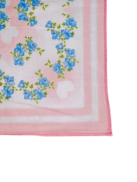 Cotton Multi Printed Hankies For Ladies ,Girls Kids - 12