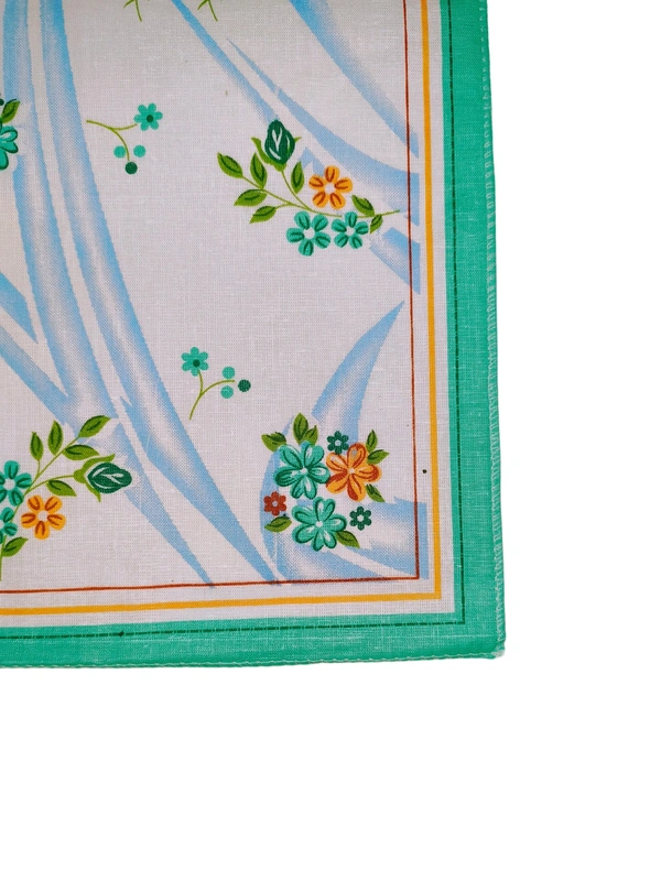 Cotton Hankies Multi Color Multi Printed For Kids Girls Ladies - 12